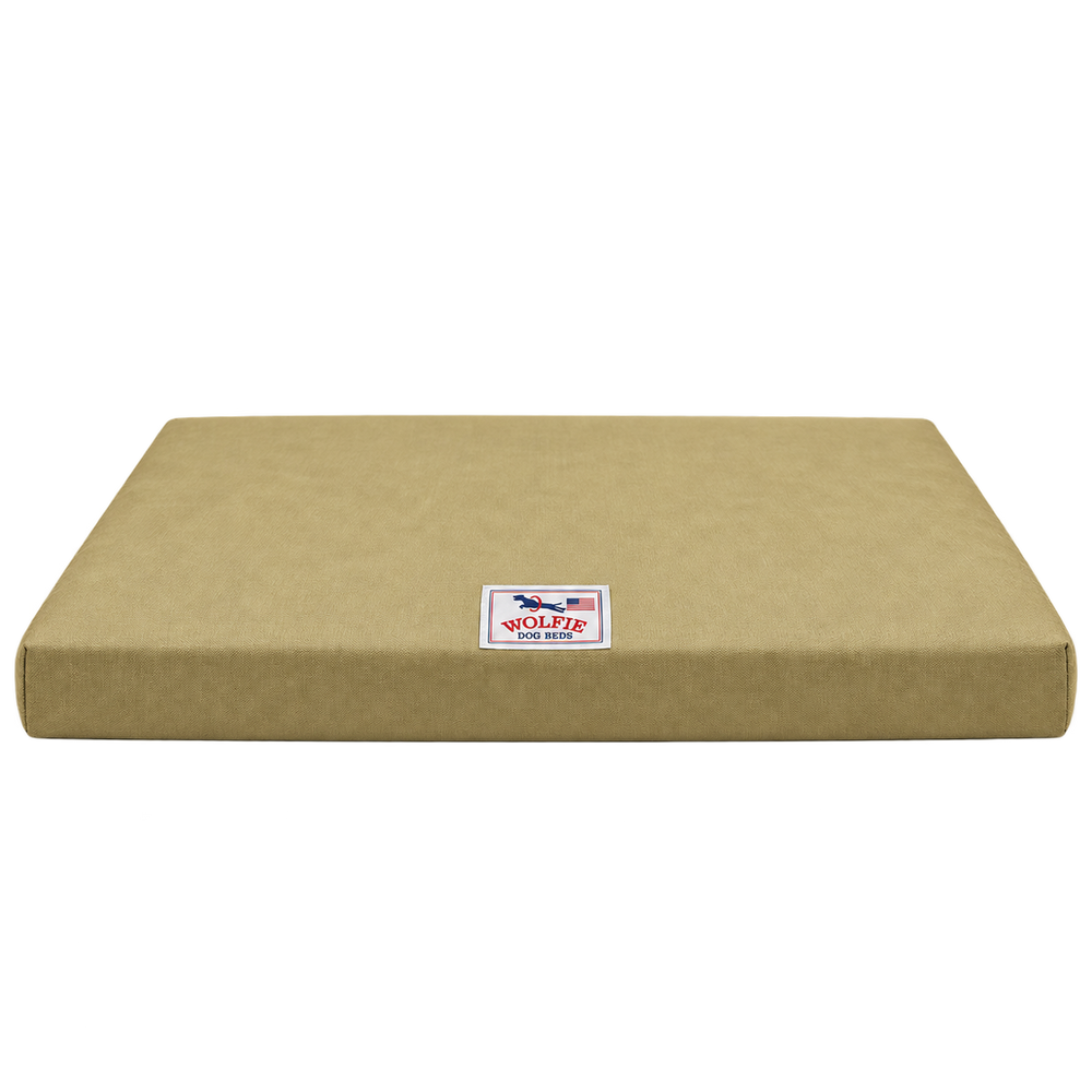 Wolfie Chew Resistant Orthopedic Dog Bed – Beige
