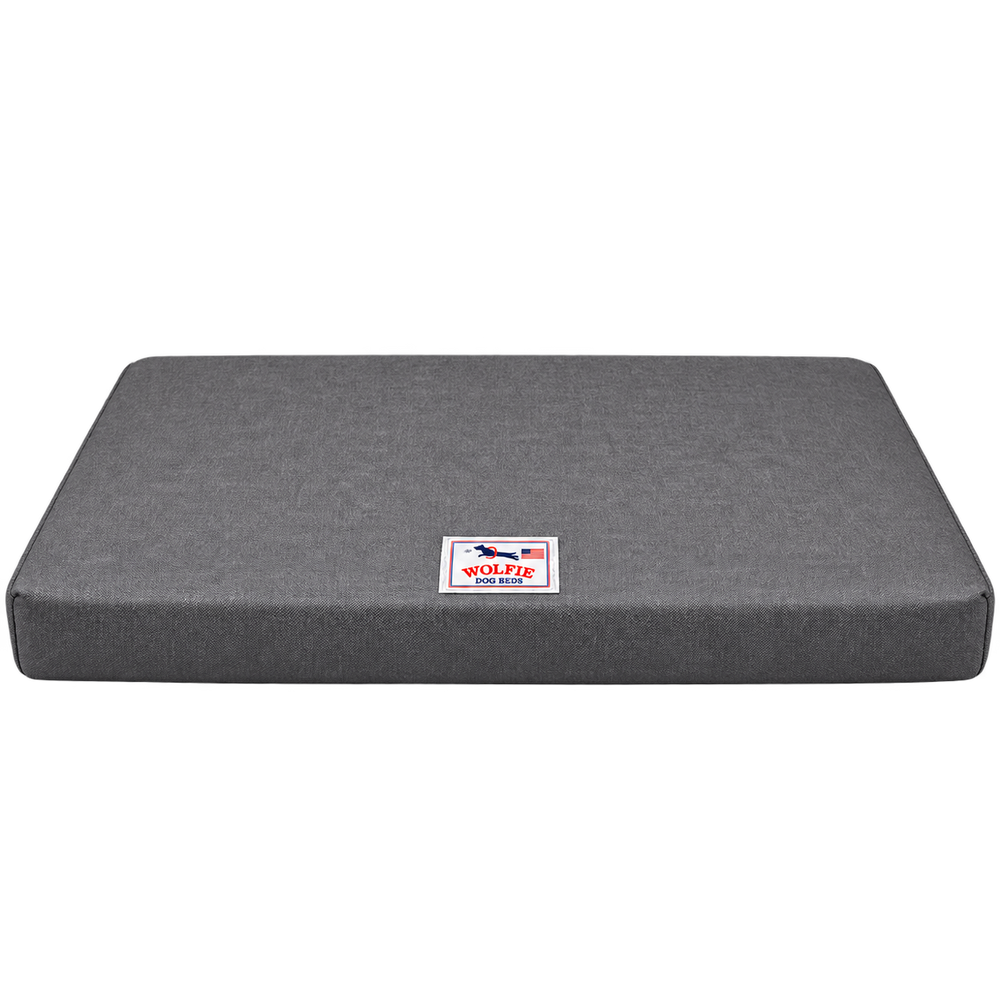 Wolfie Chew Resistant Orthopedic Dog Bed – Dark Grey