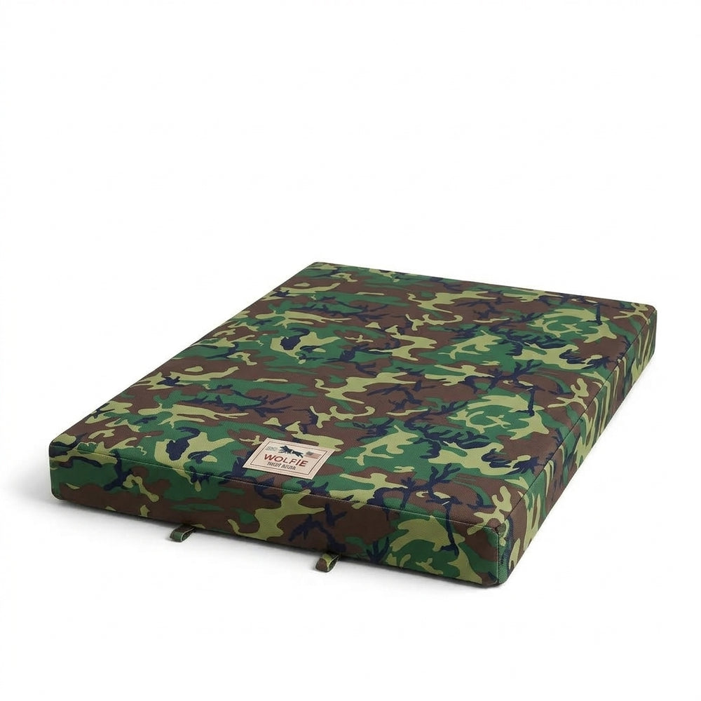 Wolfie Crate Orthopedic Dog Bed – Camo