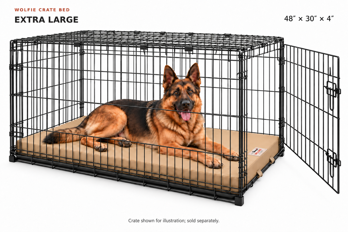 Wolfie Crate Dog Beds